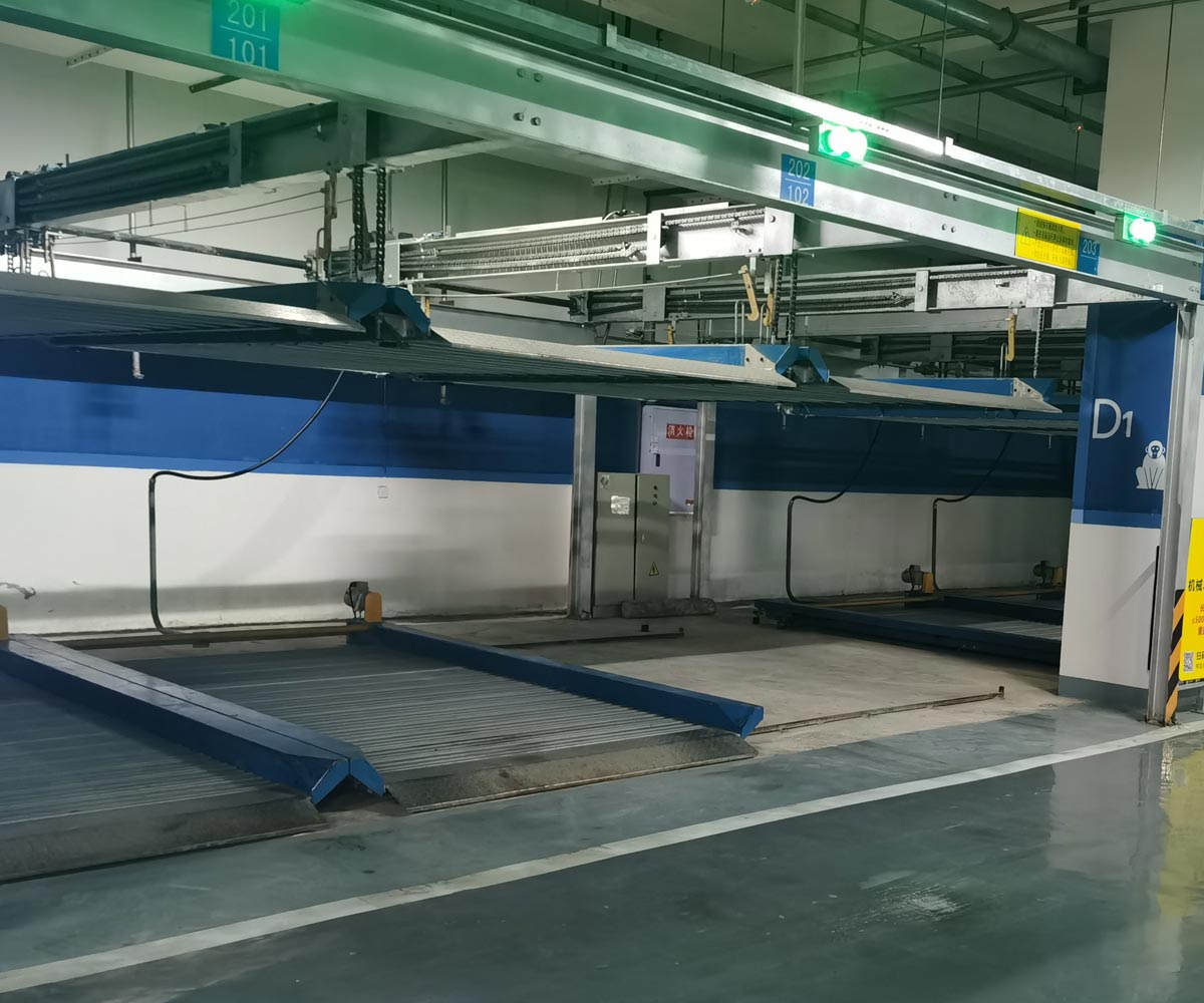 負二正三地坑式PSH5D2五層升降橫移機械式停車設備 負二正三地坑式PSH5D2五層升降橫移機械式停車設備